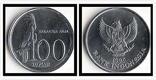 האסיה החדשה של אסיה [25 חלקים בכל הכרך] אינדונזיה 100 מטבעות רופי מטבעות זרות אקראיות
